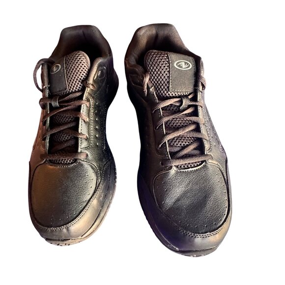 Athletic Work Size 12 Mens Black Athletic Work Shoes Sturdy Non-Slip Durable - Picture 4 of 12